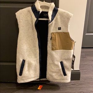 NWT Billabong Men’s Fleece Vest